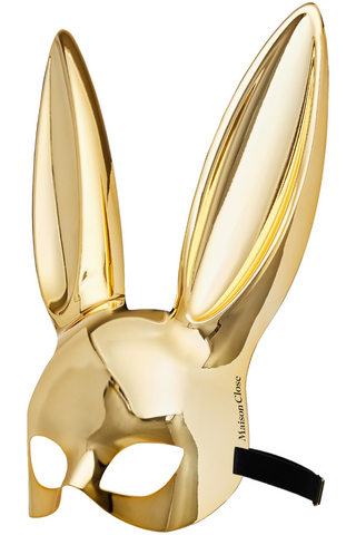 Maison Close Gold Mirror Bunny Mask