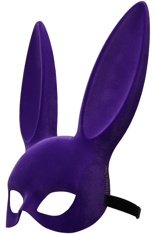 Maison Close Purple Velvet Bunny Mask