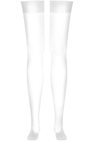 Maison Close White Nylon Stockings | White Stockings