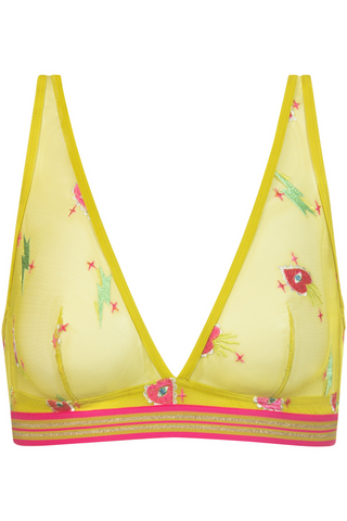 Mey Poetry Flash Triangle Bra Tropical Island