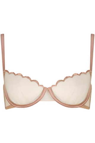 Muse by Coco de Mer Amara Balcony Bra Nude