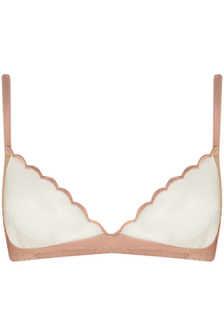 Muse by Coco de Mer Amara Soft Cup Triangle Bra Nude