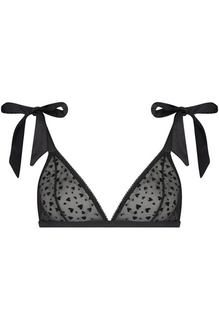 Muse by Coco de Mer Audrey Triangle Bra Black