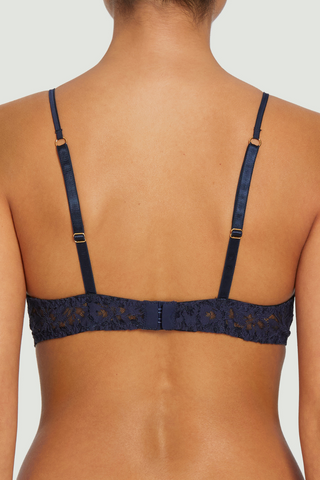 Muse by Coco de Mer Beatrice Open Underwired Bra Navy