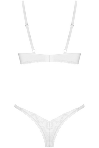 Obsessive Alissium Wire Bra & Thong White