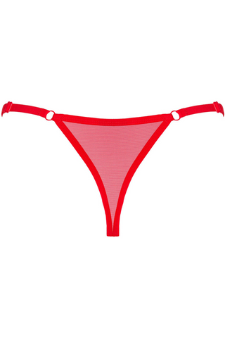 Obsessive Men's Red Sheer Thong Obsessiver - Mens Underwear