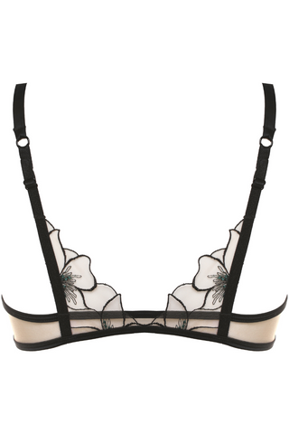 Prelude Delicate Nimph Push Up Bra Black/Green