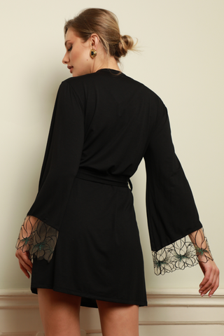 Prelude Delicate Nimph Robe Black/Green