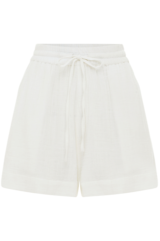 Sea Level Sunset Beach Shorts White