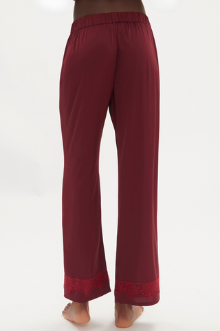 Simone Pérèle Satin Secrets Pyjama Pants Spinel Red