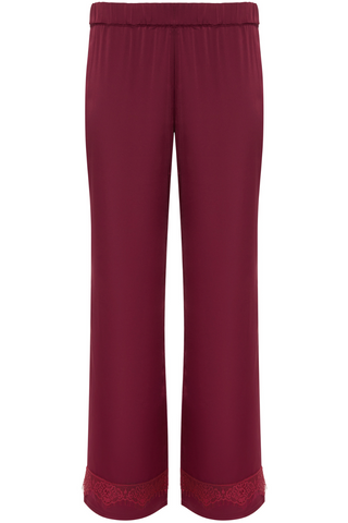 Simone Pérèle Satin Secrets Pyjama Pants Spinel Red