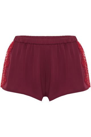 Simone Pérèle Satin Secrets Pyjama Short Spinel Red